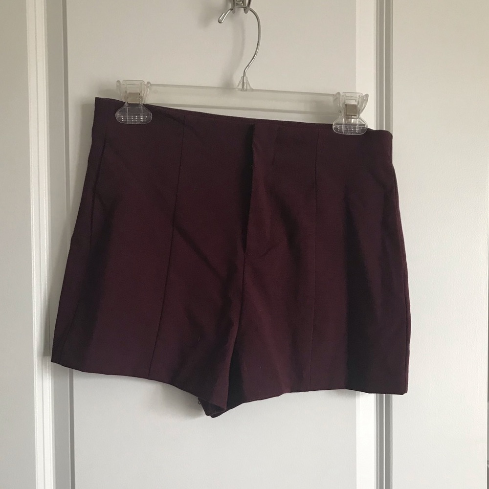 Maroon shorts